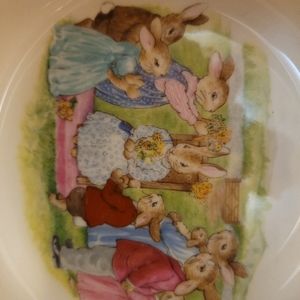 Royal Doulton Bunnykins Rimmed Bowl 1988 Family
